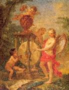 Cupid Sharpening his Arrow Natoire, Charles Joseph